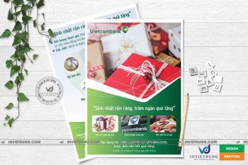 Mẫu tờ rơi ngân hàng Vietcombank