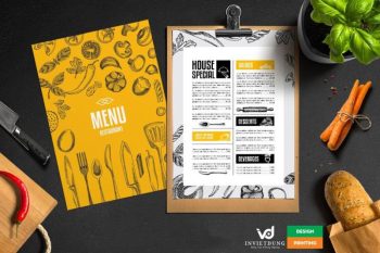thiết kế menu